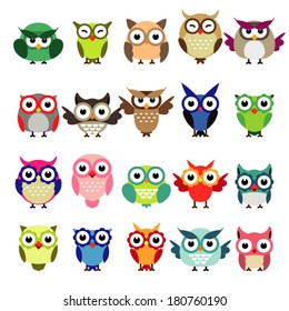 set of owls