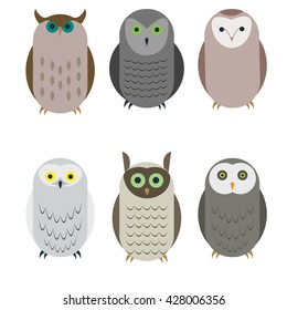 set of owls