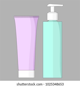set of packages for cream flat style