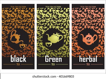 a set of packages for tea