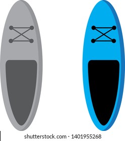 a set of paddleboard icons