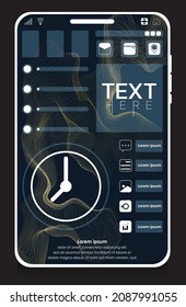Set of page design templates for business projects. Modern vector illustration concepts for website and mobile website development. Shades of blue gradient wallpaper pattern