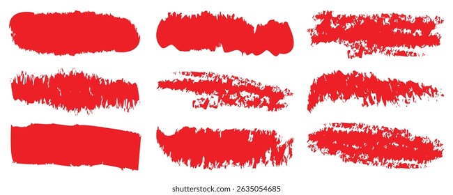 Set of paint brush stroke set. Grunge design elements. Abstract black in splash, paint, brush strokes, stain grunge isolated on white background, Paintbrush collection. 