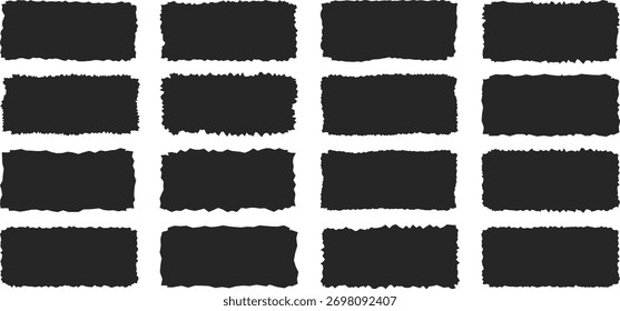  Set paint, ink brush, brush strokes, brushes, lines, frames, Black box, grungy. Grungy brushes collection. Brush stroke paint boxes on white background