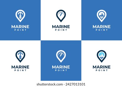 set of paint logo vector