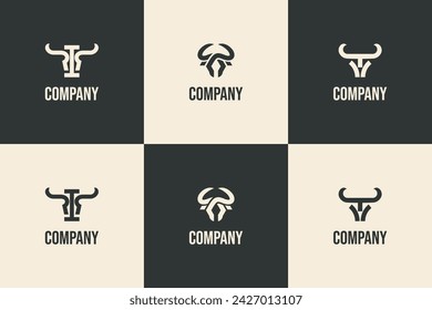 set of paint logo vector