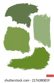 Set of paint stains isolated on white background with copy space. Text cloud in paint. Paint stains isolated on a white background. Window for the Dialogue. Vector