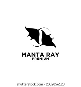 conjunto par diseño de logotipo negro de vectores de manta premium fondo blanco aislado