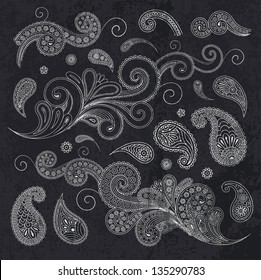 set of paisley