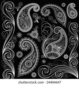 set of paisley