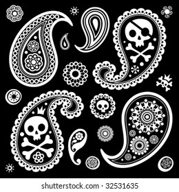 set of paisley