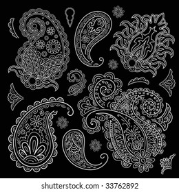 set of paisley