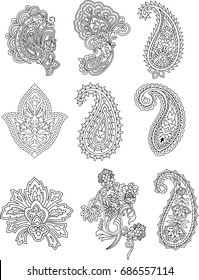 set of paisley