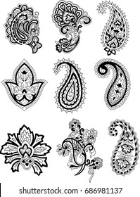 set of paisley