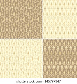 Set of paisley patterns