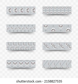 Set of Panda washi tape