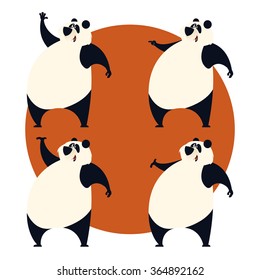 Set of pandas