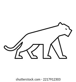 Set of Panther, Panther Logo. Icon design. Template elements