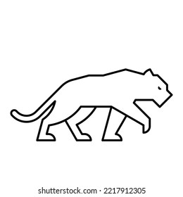 Set of Panther, Panther Logo. Icon design. Template elements