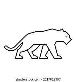 Set of Panther, Panther Logo. Icon design. Template elements