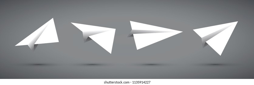 set of paper aeroplanes