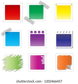 Set of paper banners.Vector origami banners.