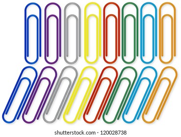 set of paper clips