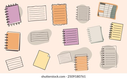 A set of Paper Notebooks for clippings