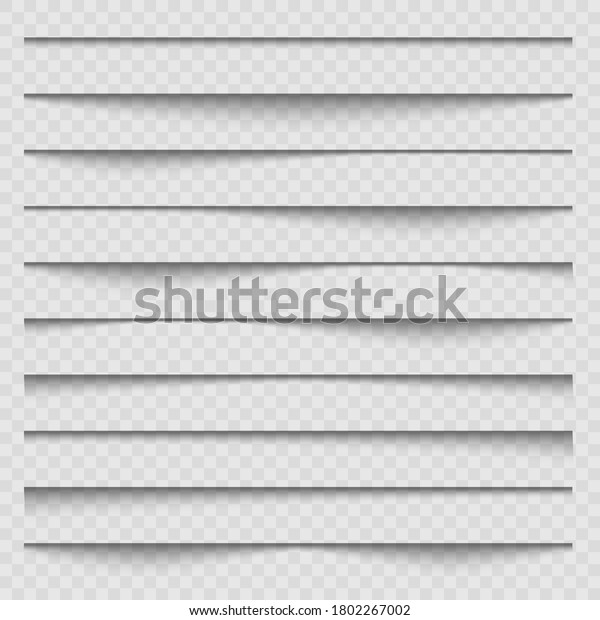 Set of paper overlay\
shadow effect