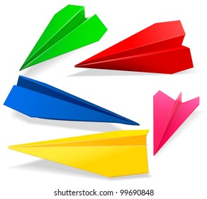 Set of paper planes