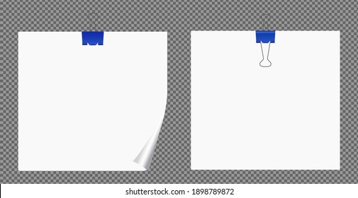 Set of paper sheets A4, A5 with shadows, realistic paper page mock up.