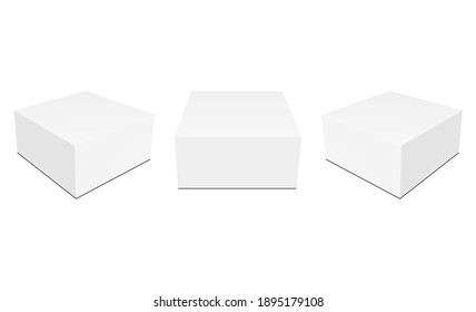 Download Square Box Mockup High Res Stock Images Shutterstock