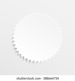 Set of paper star banners template for business design, infographics. Vector illustration eps10.