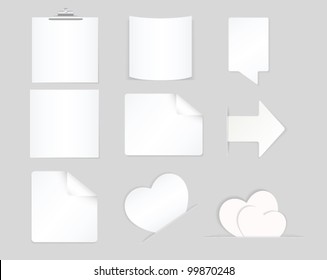 set of paper stickers