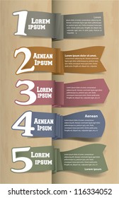 Set of Paper Tag Labels