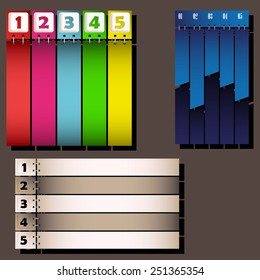 Set of Paper Tag Labels for your text.