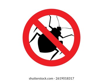 conjunto de um Parasite Disease No Bedbug Illustration