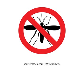 conjunto de um Parasite Disease No Mosquito Illustration