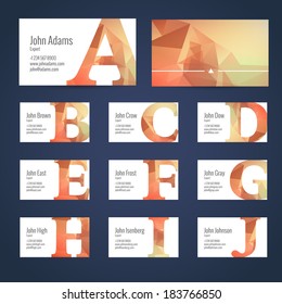 set of partnership card guide with writing of modern polygon template white star crowd texture abstract scene pile glass performance modern empty partnership glitter series contour science concept ori