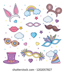 set party event decoration background