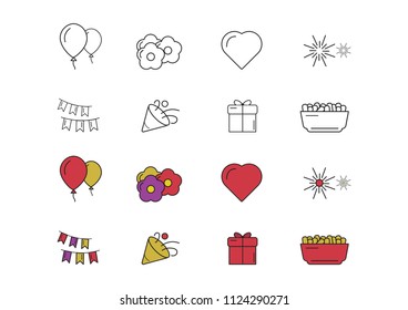 set party icons