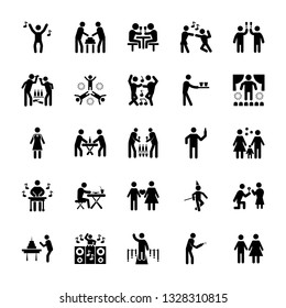 Set Of Party Pictogram
