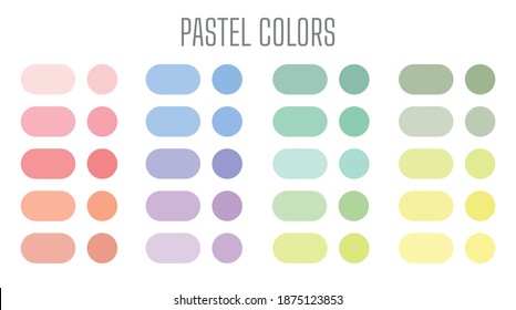 Set pastel gradient colourful backgrounds  Modern display themes  Template design for mobile app 
