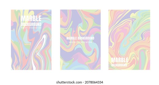 Set of pastel marble texture.Abstract background.Colorful.Image for card,poster,wallpaper,textiles,interior,wrapping paper,printing,screen.Seamless pattern.Vector.Illustration.Illustrator.