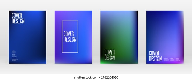 Set Pastel Soft Mesh. Vibrant Blue, Teal, Neon Concept. Trend Holographic Vector. Glossy Cover. Modern Soft Applications. Mobile illustration. Futuristic Network Template Design. Pattern 80s Product.