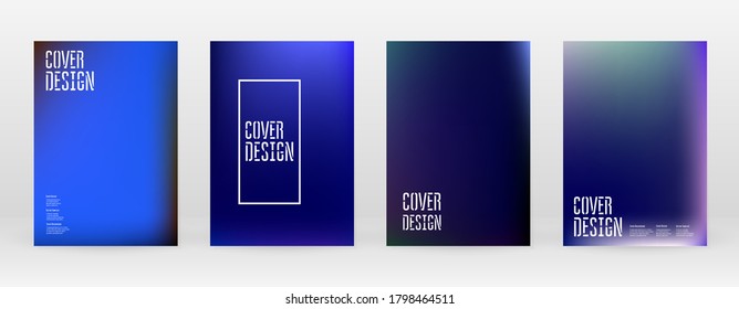 Set Pastel Soft Mesh. Vibrant Blue, Teal, Neon Concept. Trend Holographic Vector. Glossy Cover. Modern Soft Applications. Mobile illustration. Futuristic Network Template Design. Pattern 80s Product.