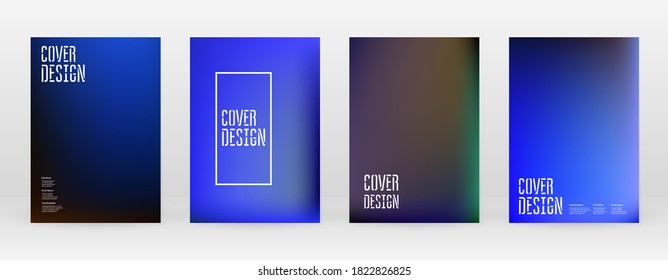 Set Pastel Soft Mesh. Vibrant Blue, Teal, Neon Concept. Trend Holographic Vector. Glossy Cover. Modern Soft Applications. Mobile illustration. Futuristic Network Template Design. Pattern 80s Product.