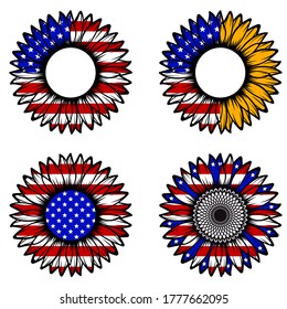 Download American Flag Sunflowers Images Stock Photos Vectors Shutterstock