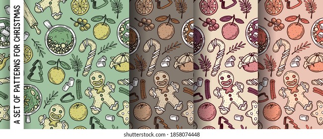 A set of patterns for Christmas.
