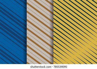 set of patterns with diagonal lines